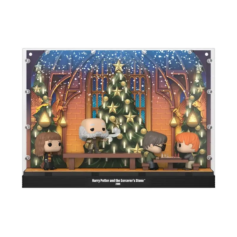 Harry Potter pack 4 POP Moments Deluxe Vinyl figurines Great Hall Holiday | 0889698765619