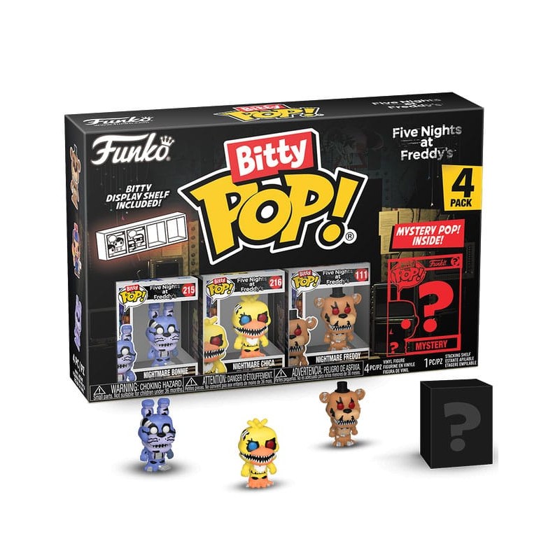 Five Nights at Freddy's Display (12) pack 4 figurines Bitty POP! Vinyl 2,5 cm | 0889698770019