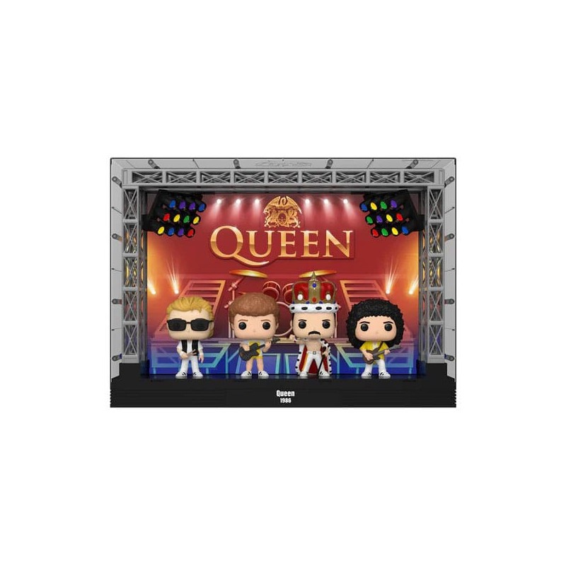 Queen pack 4 POP Moments Deluxe Vinyl figurines Wembley Stadium | 0889698770125