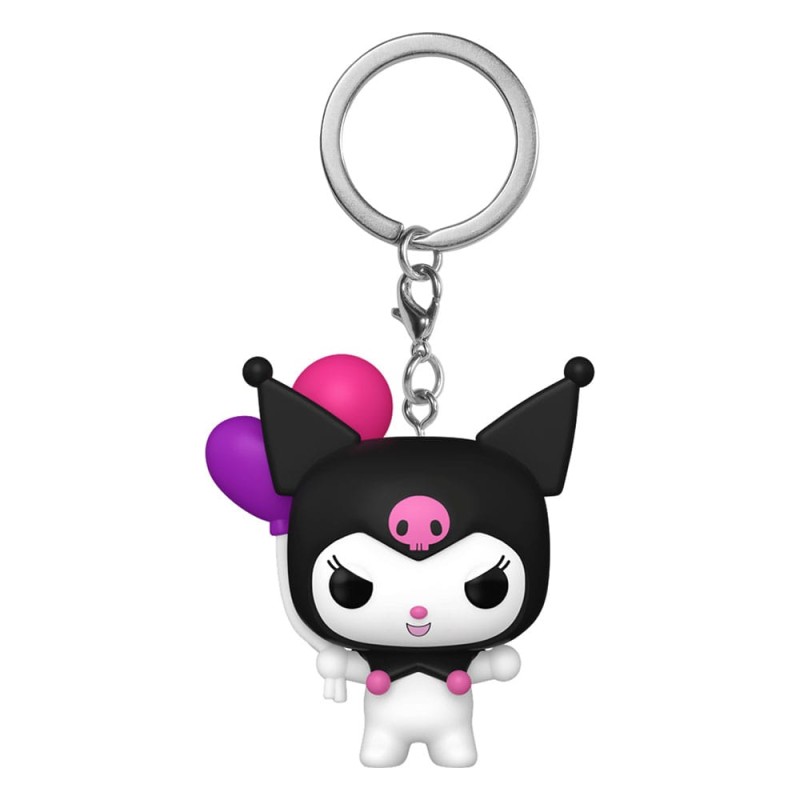 Hello Kitty présentoir porte-clés Pocket POP! Viny Kuromi(BLN) 4 cm (12) | 0889698773942