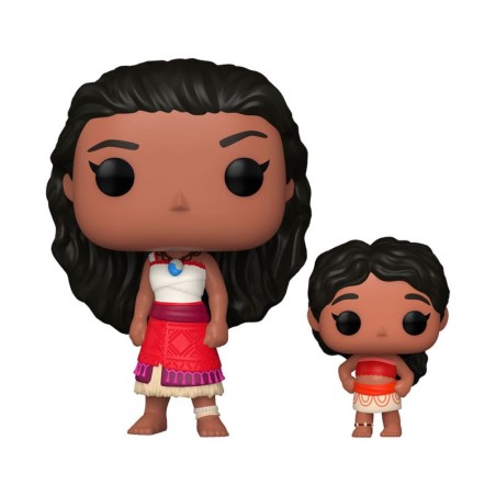 Vaiana : La Légende du bout du monde 2 POP! & Buddy Vinyl figurine Moana & Little Sis 9 cm 