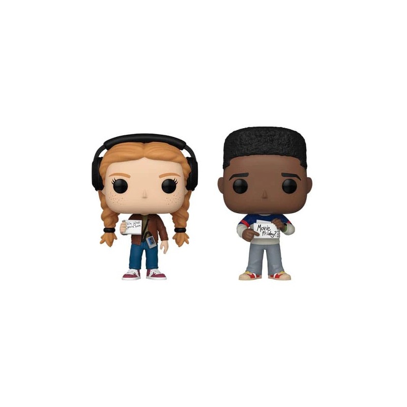 Stranger Things pack 2 POP! Animation Vinyl figurines Max & Lucas 9 cm | 0889698801393