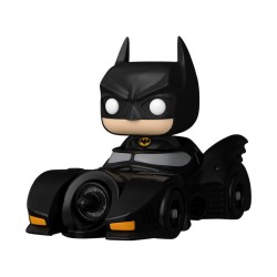 Batman 85th Anniversary POP! Rides Deluxe Vinyl figurine Batman w/Batmobi 9 cm