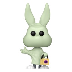 Looney Tunes Figurine POP! Television Vinyl Halloween Bugs Bunny(Ghost) 9 cm