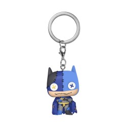 DC Patchwork présentoir porte-clés Pocket POP! Vinyl Batman 4 cm (12)