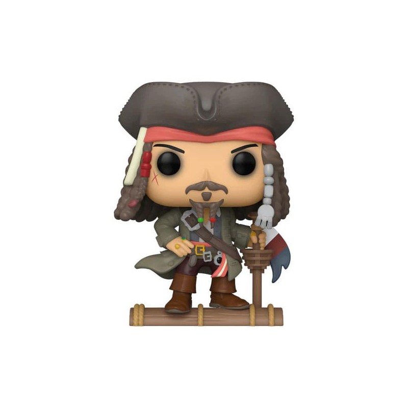 Pirates des Caraïbes POP! Movies Vinyl figurine Jack Sparrow 9 cm | 0889698819404