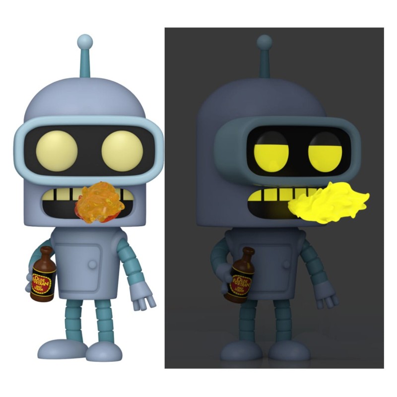 Futurama assortiment POP! TV Vinyl figurines Bender w/CH(GW) 9 cm (6) | 0000039141374