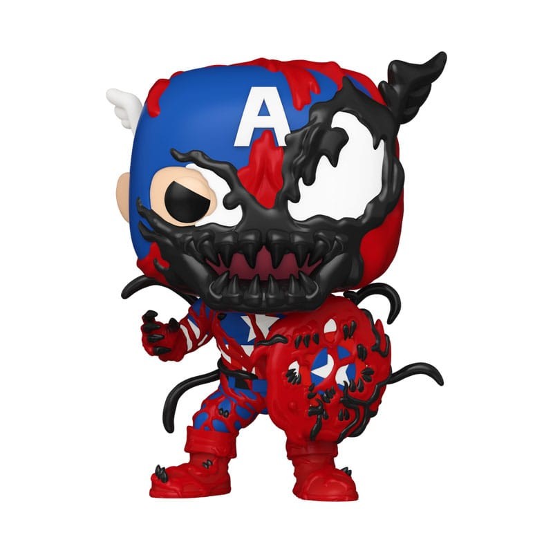 Marvel POP! Vinyl figurine Carnageized - Captain America 9 cm  | 0889698826440