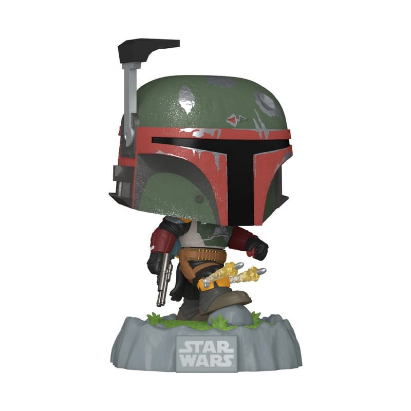 Star Wars: Fett Legacy POP! Vinyl figurine Boba Fett w/Rockets 9 cm | 0889698827225