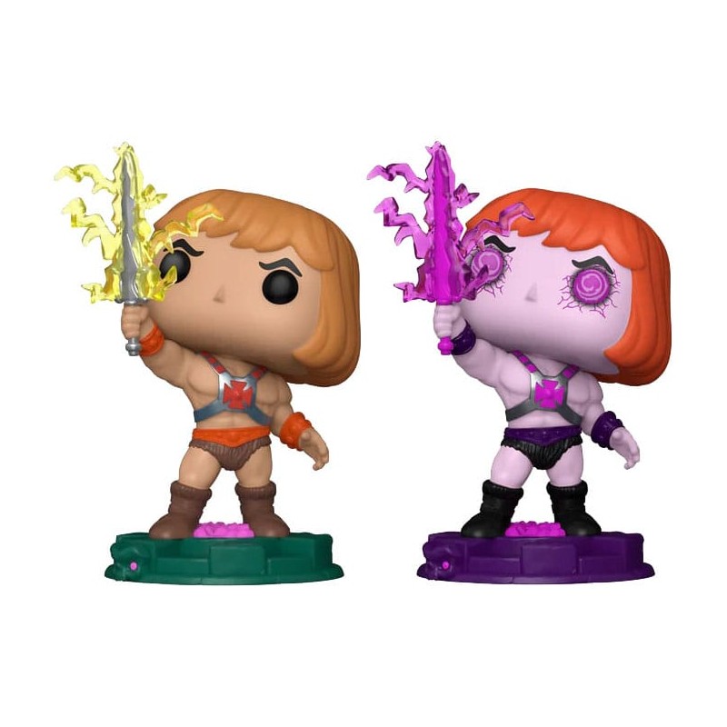 Masters of the Universe assortiment POP! Animation Vinyl figurines He-Man w/Chase 9 cm (6) | 0889698830652