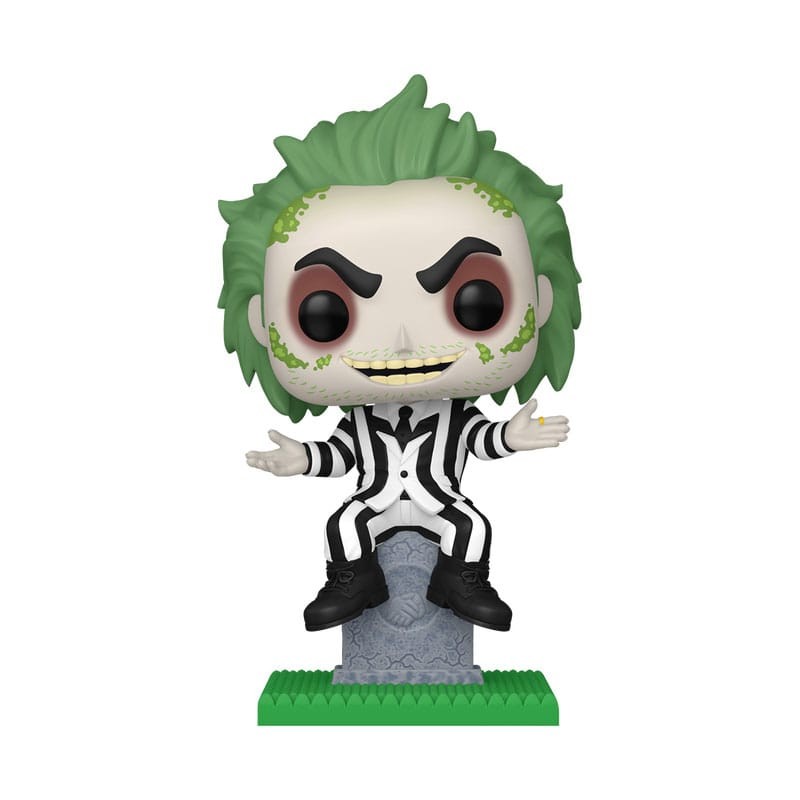 Beetlejuice POP! Plus Movies Vinyl figurine Beetlejuice w/tombstone 9 cm  | 0889698835626