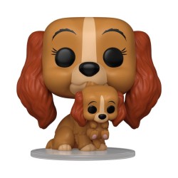 La Belle et le Clochard POP! Disney Vinyl figurine Lady w/puppy 9 cm