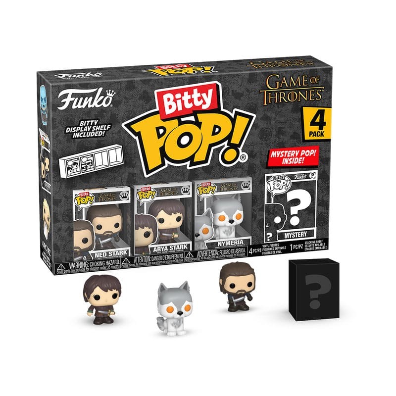 Game of Thrones pack 4 figurines Bitty POP! Vinyl Ned Stark 2,5 cm | 0889698836494