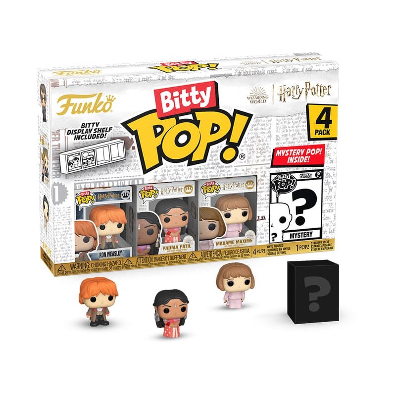 Harry Potter et la Coupe de feu pack 4 figurines Bitty POP! Vinyl Ron 2,5 cm | 0889698836562