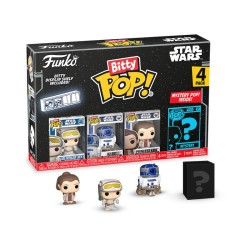 Star Wars pack 4 figurines Bitty POP! Vinyl Luke 2,5 cm