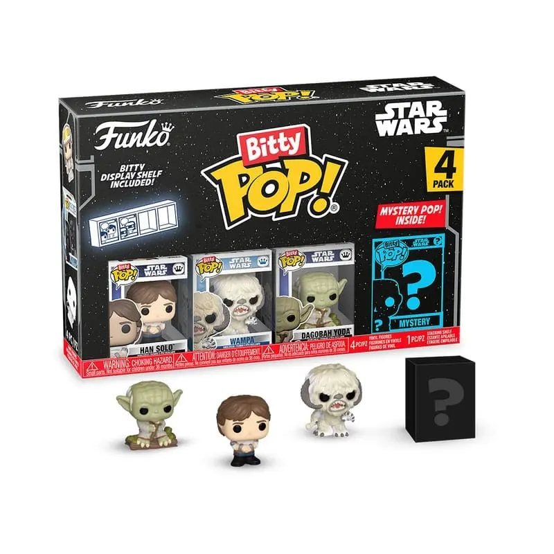 Star Wars pack 4 figurines Bitty POP! Vinyl Han 2,5 cm | 0889698836708