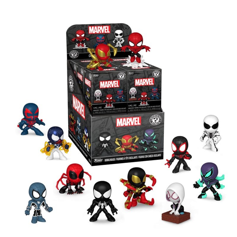 Spider-Man présentoir Mystery Minis figurines Comics 5 cm (12) | 0889698837545