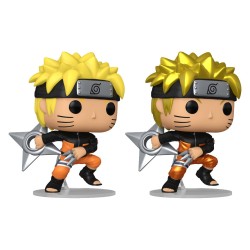 Naruto assortiment POP! Animation Vinyl figurine Naruto(Shrkn) w/CH 9 cm (6)