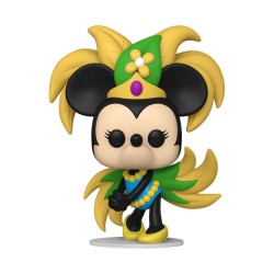 Mickey ATW POP! Disney Vinyl figurine Carnaval Minnie 9 cm