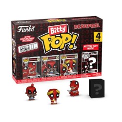 Deadpool pack 4 figurines Bitty POP! Vinyl Dinopool 2,5 cm