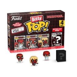 Deadpool pack 4 figurines Bitty POP! Vinyl Sleepover 2,5 cm