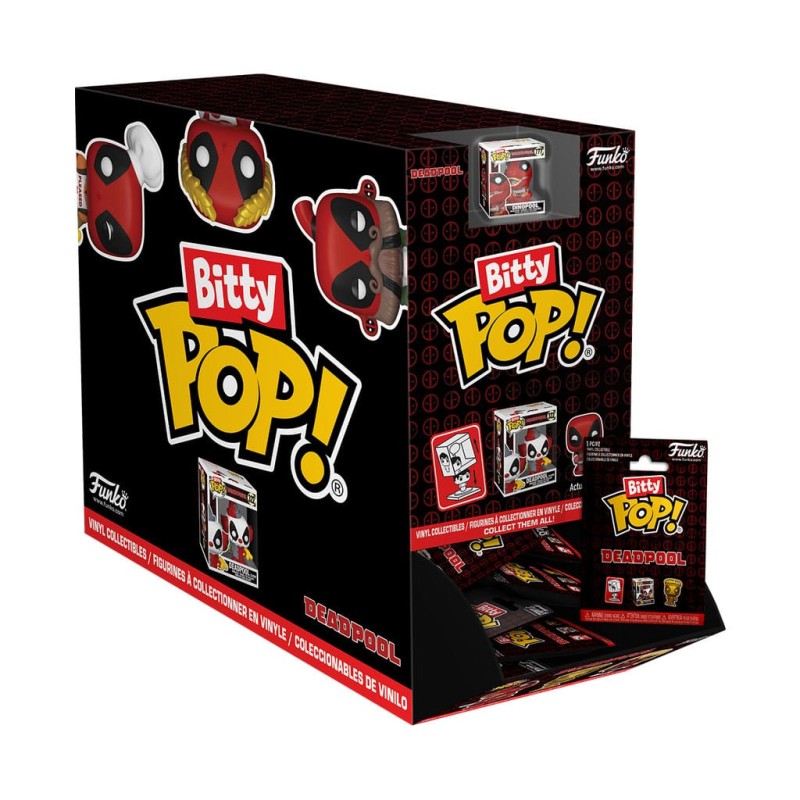 Deadpool Display (32) figurines Bitty POP! Vinyl PDQ 2,5 cm | 0000023248496