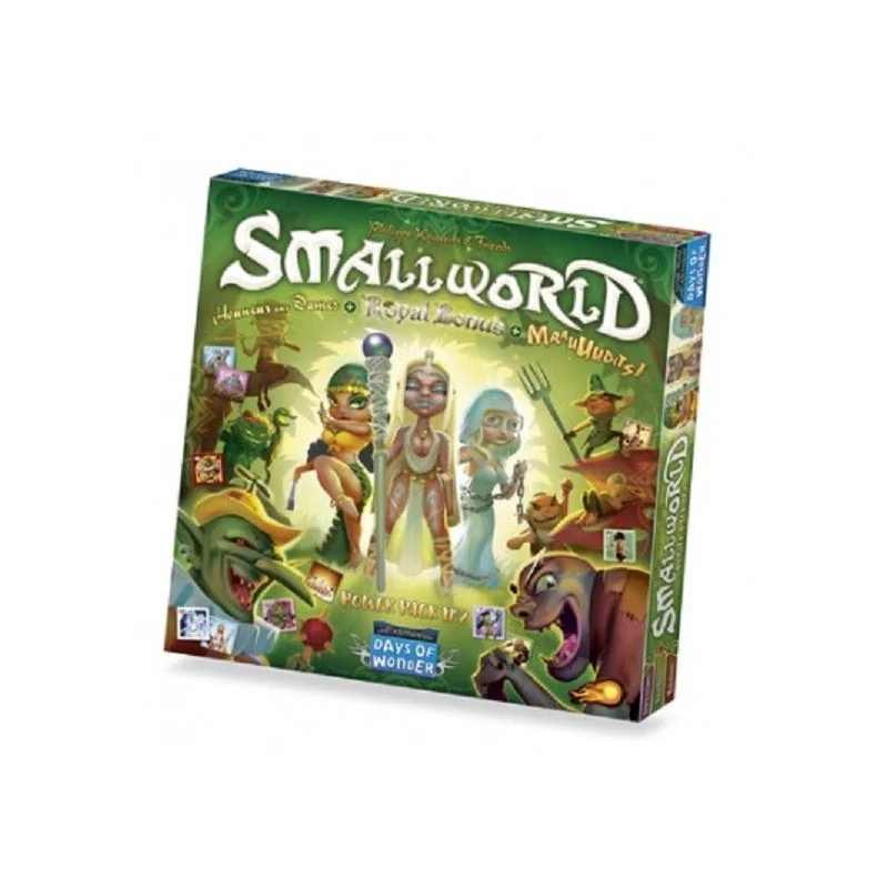 jeu : Small World - Pack 2- Honneur aux Dames, Maudits, Royal Bonus
éditeur : Days of Wonder
version française