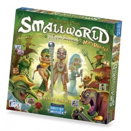 jeu : Small World - Pack 2- Honneur aux Dames, Maudits, Royal Bonus
éditeur : Days of Wonder
version française