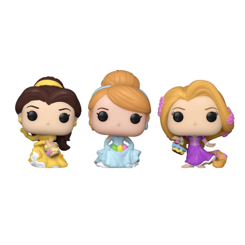 Disney pack 3 figurines Pocket POP! Vinyl Egg Princess 4 cm | 0889698861441