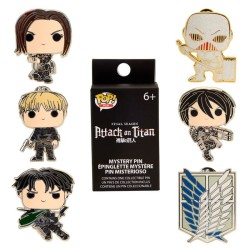 Attack on Titan Loungefly présentoir pin's émaillés Blind S4 Character (12)