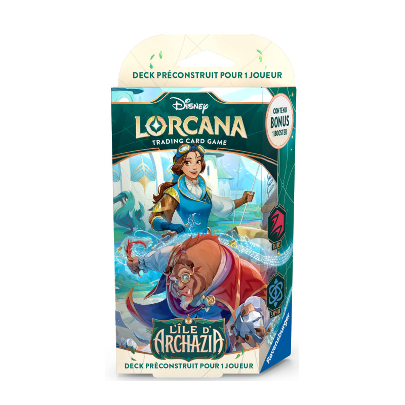 Disney Lorcana - L'île d’Archazia (Chapitre 7) - Starter Deck La Belle & La Bête - FR | 4050368984937