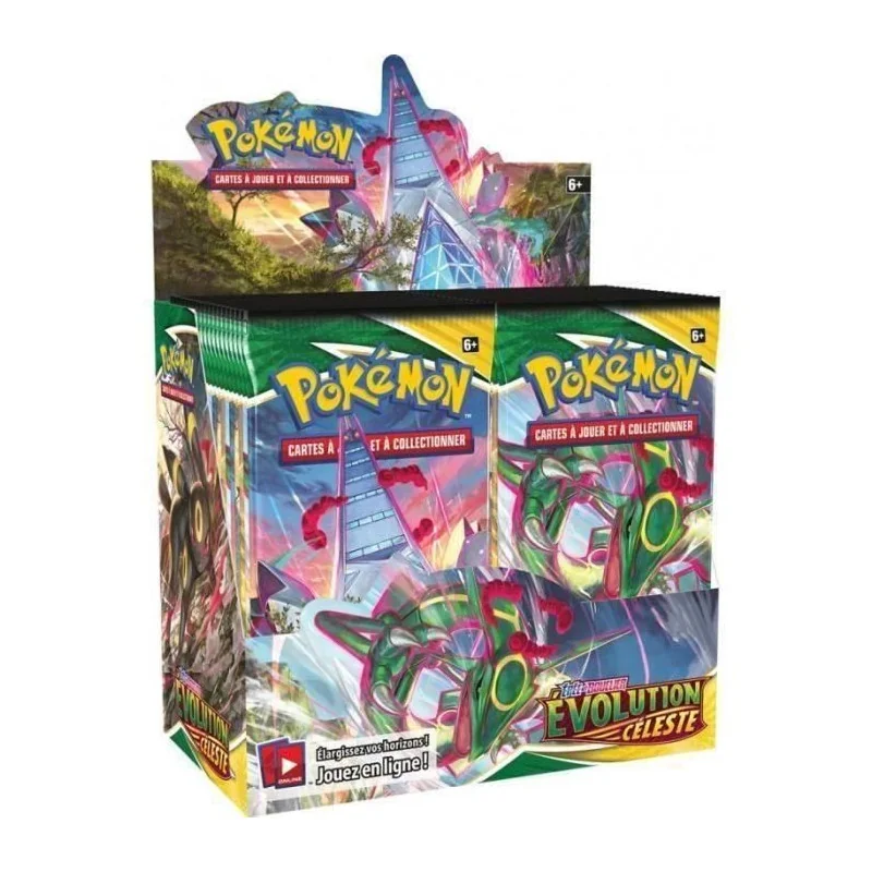 Pokémon
produit : Evolution Céleste (EB07) - Display 36 boosters FR
éditeur : Pokémon Company International
version française