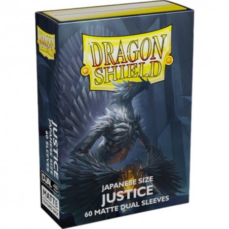 Dragon Shield Japanese Size Dual Matte Sleeves - Justice (60 Sleeves) | 5706569151614