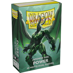 Dragon Shield Japanse maat Dual Matte Sleeves - Power (60 mouwen) | 5706569151638