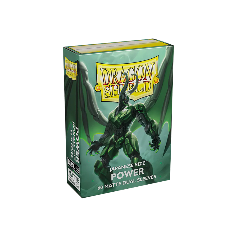 Dragon Shield Japanse maat Dual Matte Sleeves - Power (60 mouwen) | 5706569151638