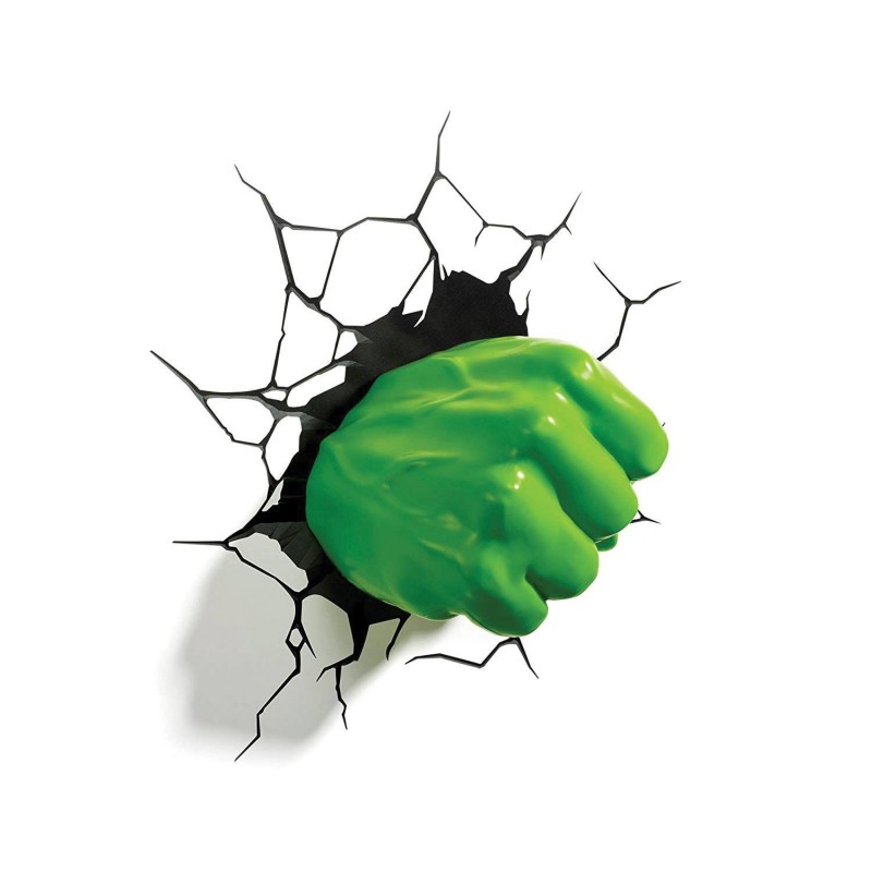 Marvel lampe 3D LED Hulk Fist | 0816733002194