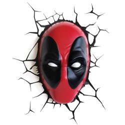 Marvel lampe 3D LED Deadpool