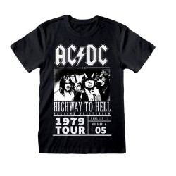 AC/DC T-Shirt Highway To Hell 1979 Tour Black (L)