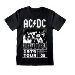 AC/DC T-Shirt Highway To Hell 1979 Tour Black (M) | 5056688590390