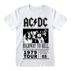 AC/DC T-Shirt Highway To Hell 1979 Tour White (XL)