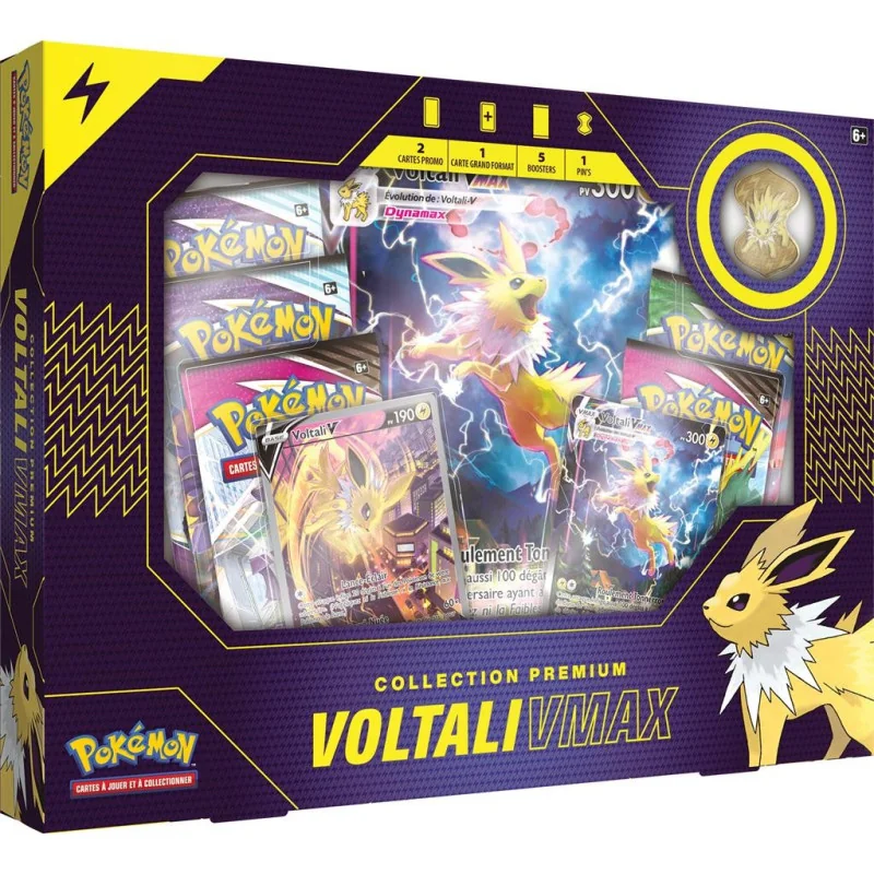 Pokémon
produit : Coffret Vmax Voltali FR
éditeur : Pokémon Company International
version française