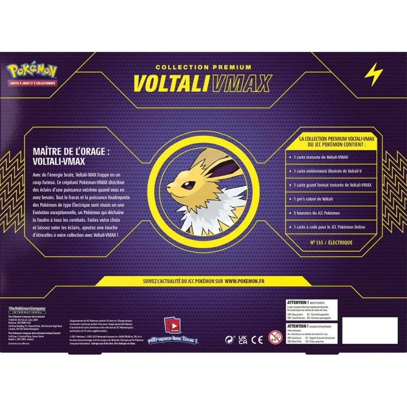 Pokémon
Product: Vmax Voltali FR
Uitgever: Pokémon Company International
Engelse versie