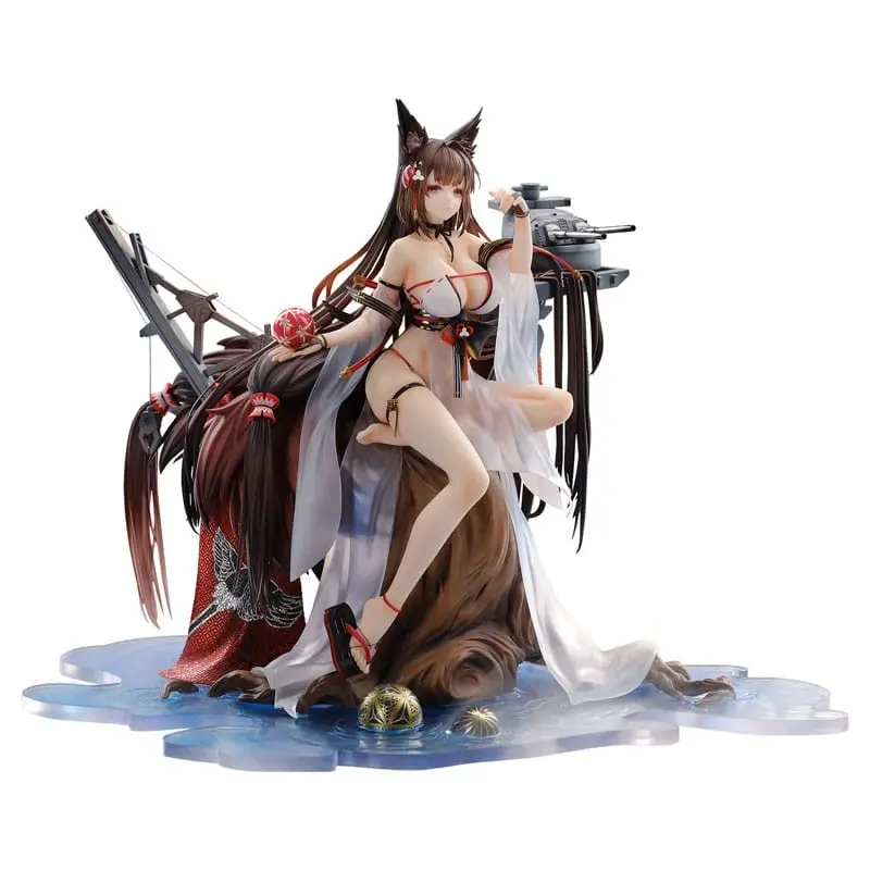 Azur Lane statuette PVC 1/7 Amagi Wending Waters Serene Lotus Ver. Acrylic Special Edition w/Display 25 cm | 6971995421955