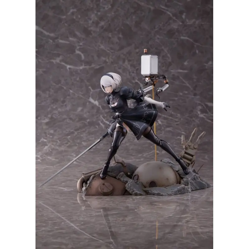 NieR:Automata 1/7 Statue PVC Ver1.1a 2B Deluxe Version 20 cm | 4534530758255