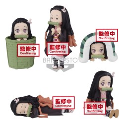 Demon Slayer Kimetsu no Yaiba assortiment statuettes WCF ChiBi 7 cm Nezuko Kamado II (12)