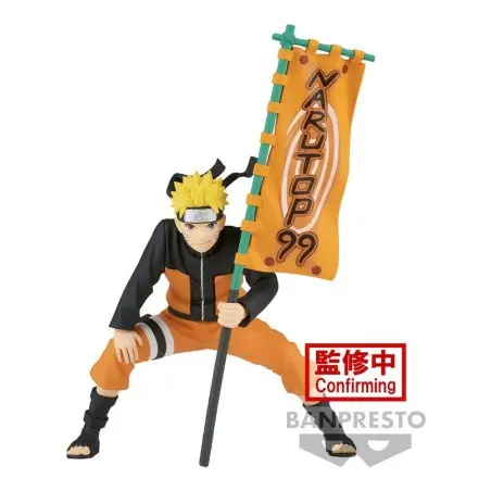 Naruto Shippuden: Naruto with Naruto 99 Flag Figure | 4983164888683