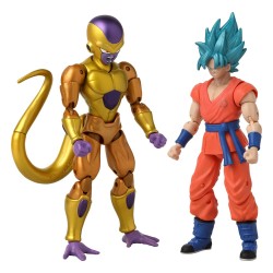 Dragon Ball Super Dragon Stars pack 2 figurines Battle Pack: Golden Frieza vs Super Saiyan Blue Goku 17 cm