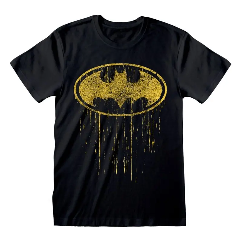 Batman T-Shirt Dripping Symbol  (M) | 5056688587024