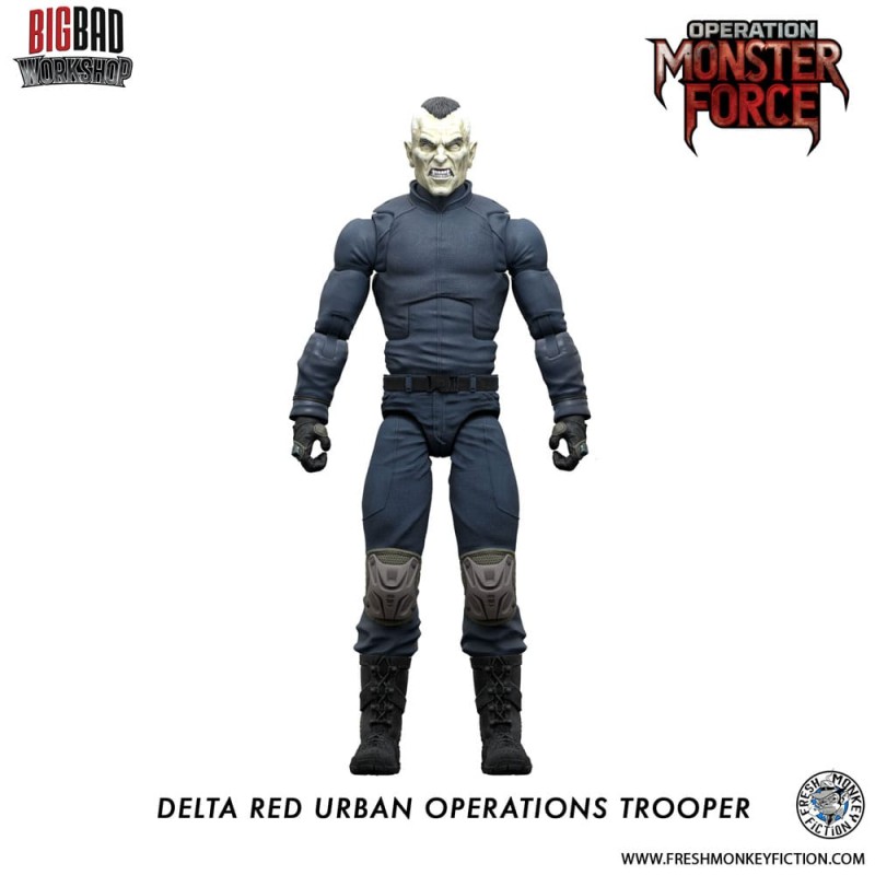 Operation: Monster Force figurine 1/12 Delta Red Urban Operations Trooper 15 cm | 0658580014827