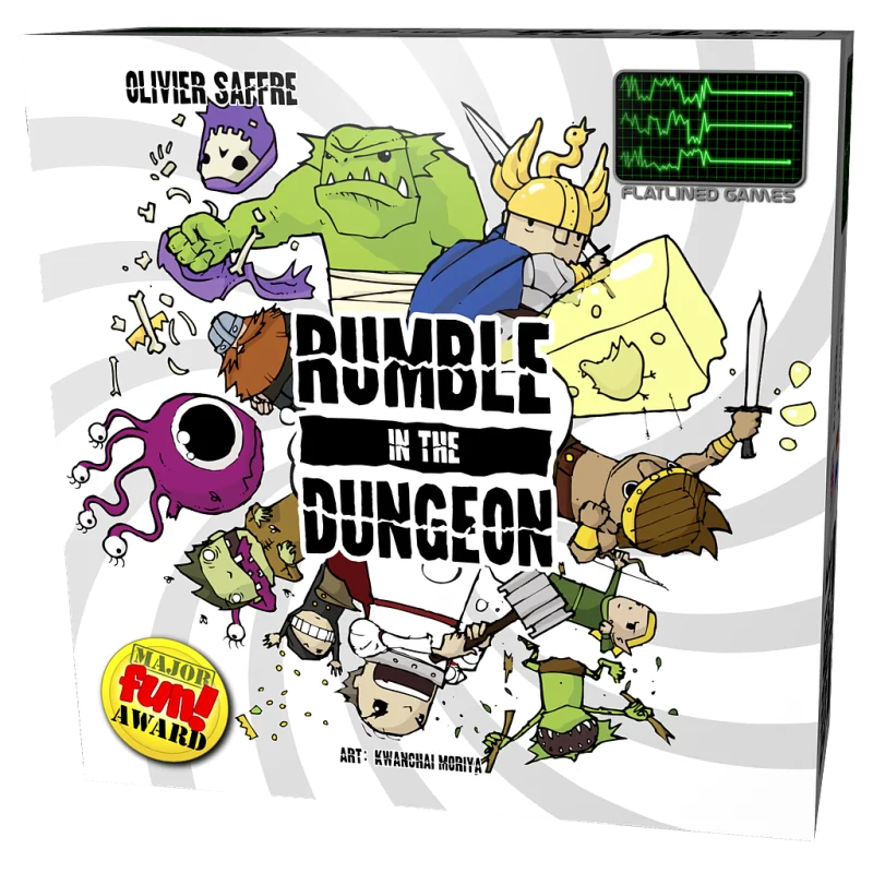 jeu : Rumble in the Dungeon éditeur : FlatLined version française